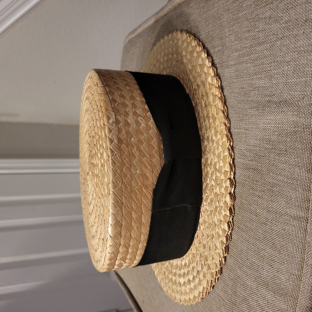 Straw Boater Hat